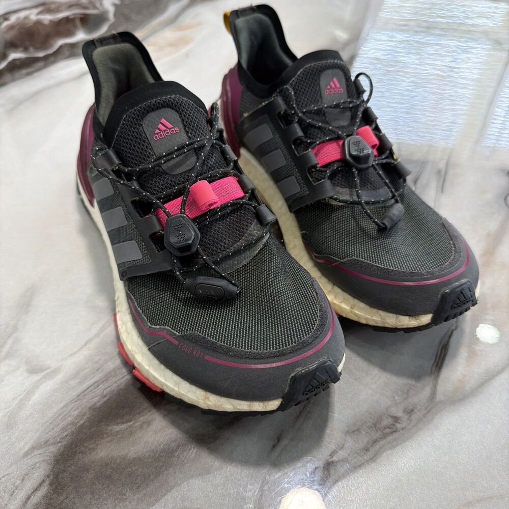 adidas Ultraboost Cold.RDY Women's Running Shoes Black Power Berry EG9803 Size 6